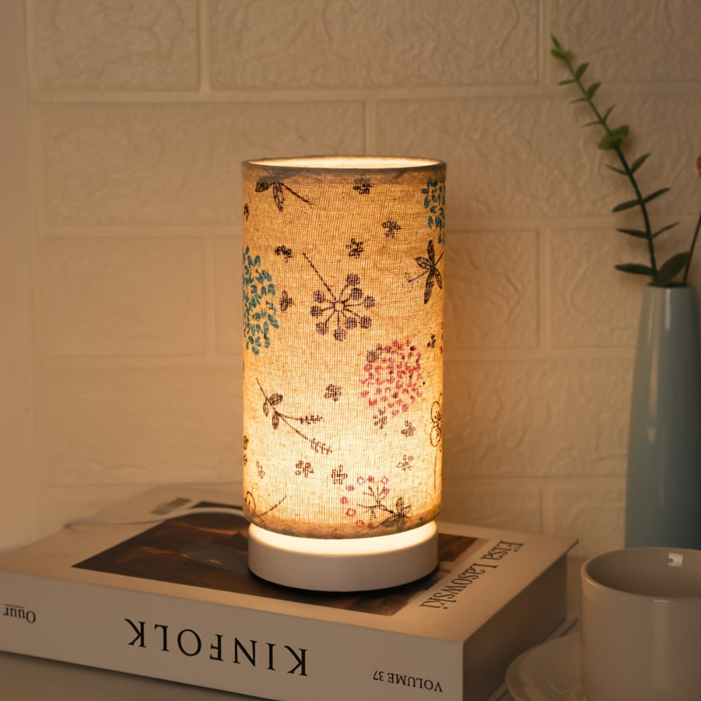 Botanische Bloemen Stof Verlichting Tafel Lamp