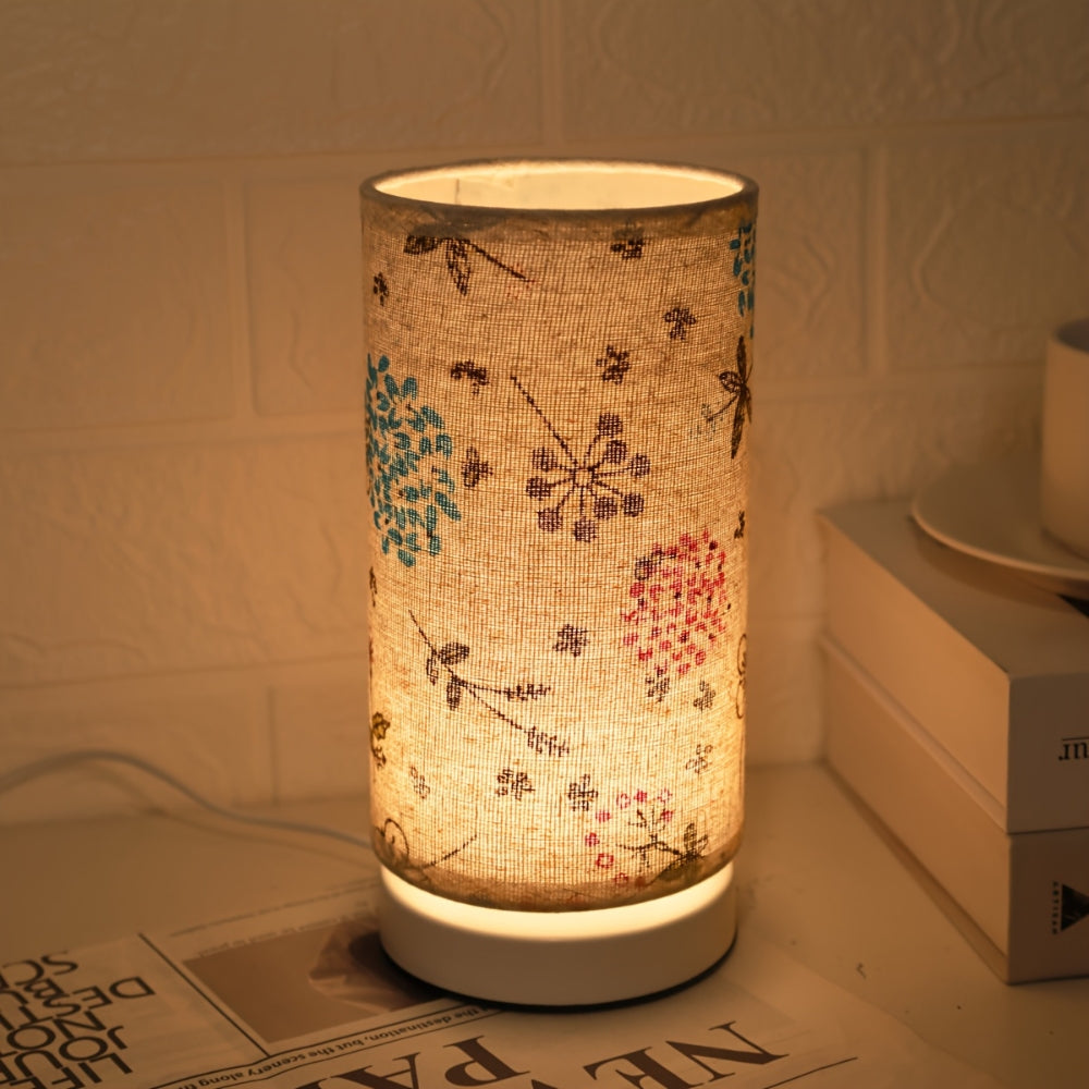 Botanische Bloemen Stof Verlichting Tafel Lamp