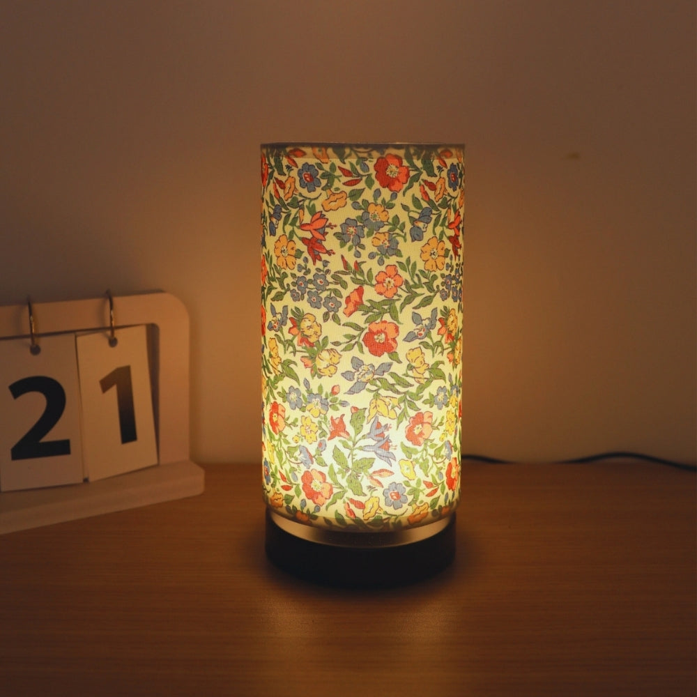 Botanische Bloemen Stof Verlichting Tafel Lamp