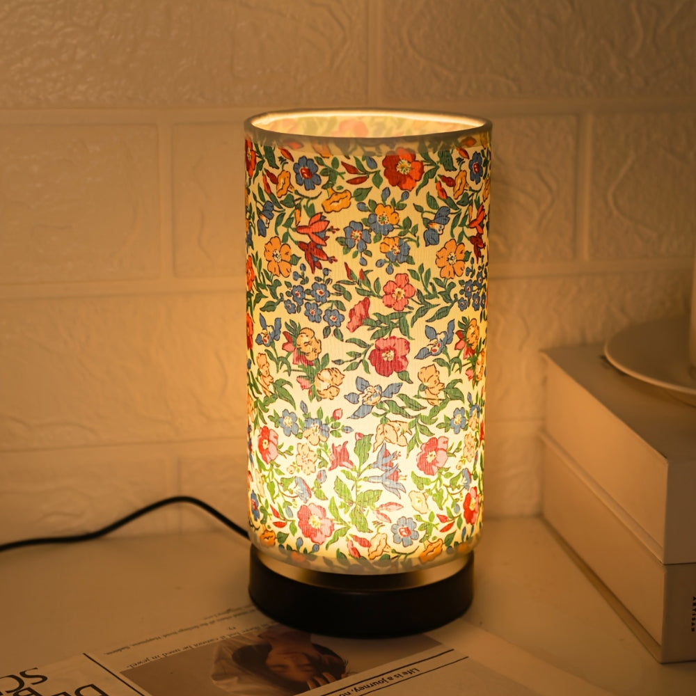 Botanische Bloemen Stof Verlichting Tafel Lamp