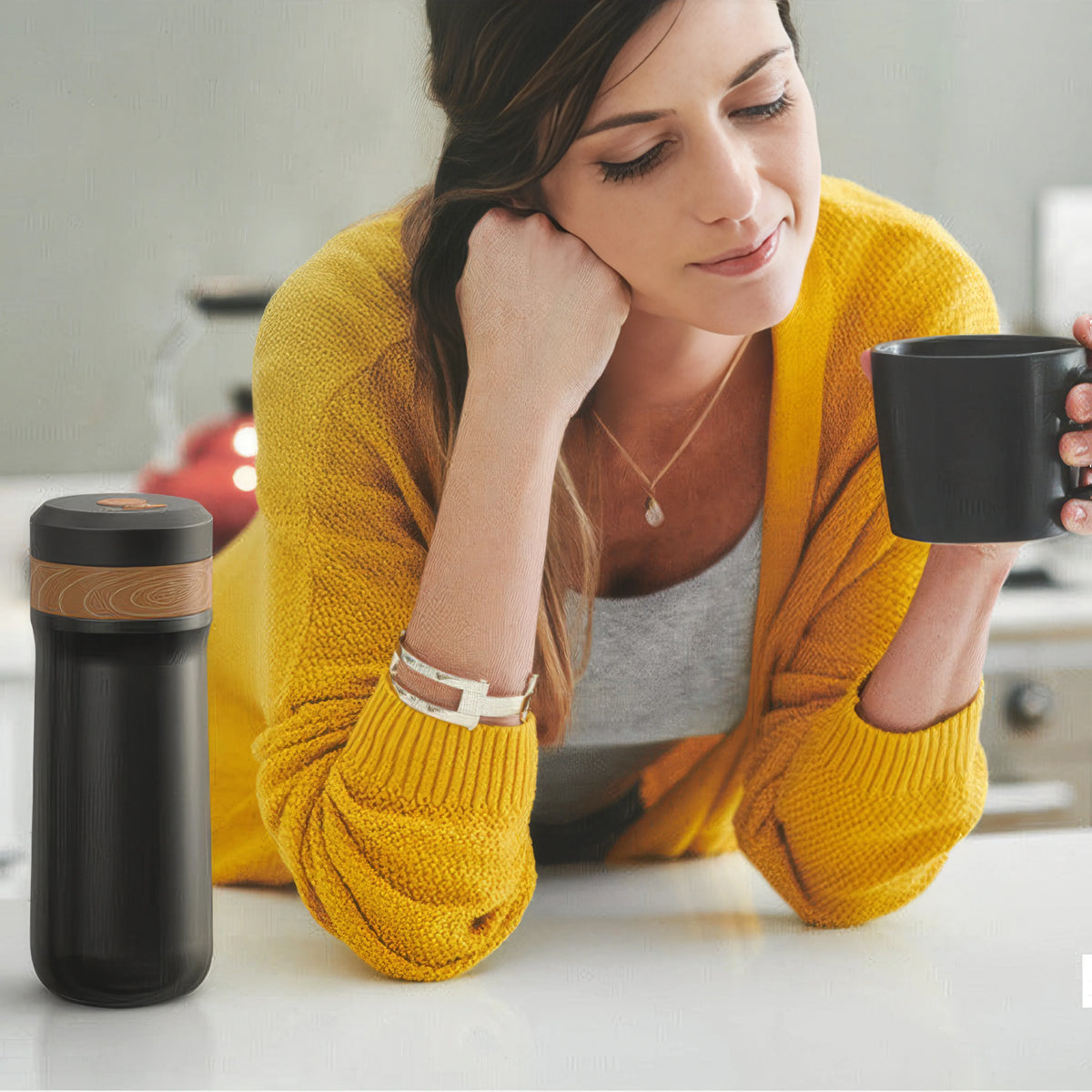 Trekka – French Press aus Edelstahl für perfekten Kaffee unterwegs