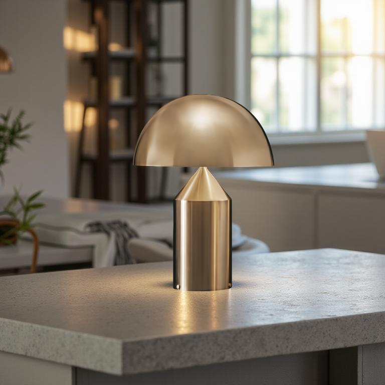 Casa Lumière Nordic Design Tafellamp - Sculpturale Vorm en Zacht Sfeervol Licht