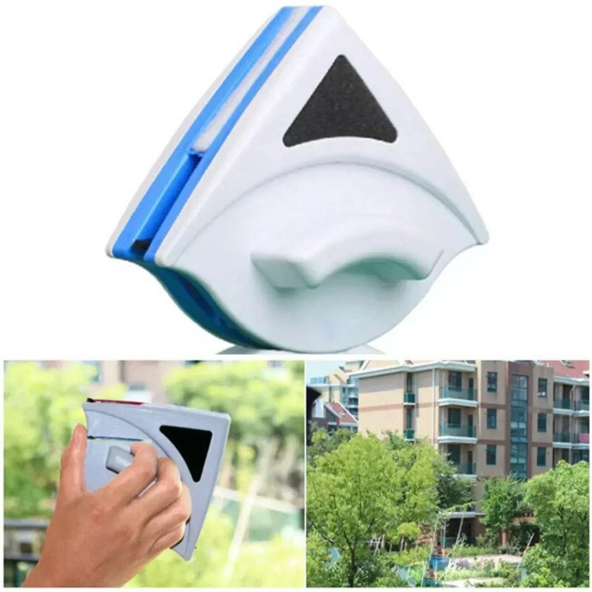Safe Double‑Sided Window Cleaning Tool