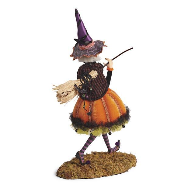 Halloween Beeldje | Handgemaakte Heks Decoratie | Hars