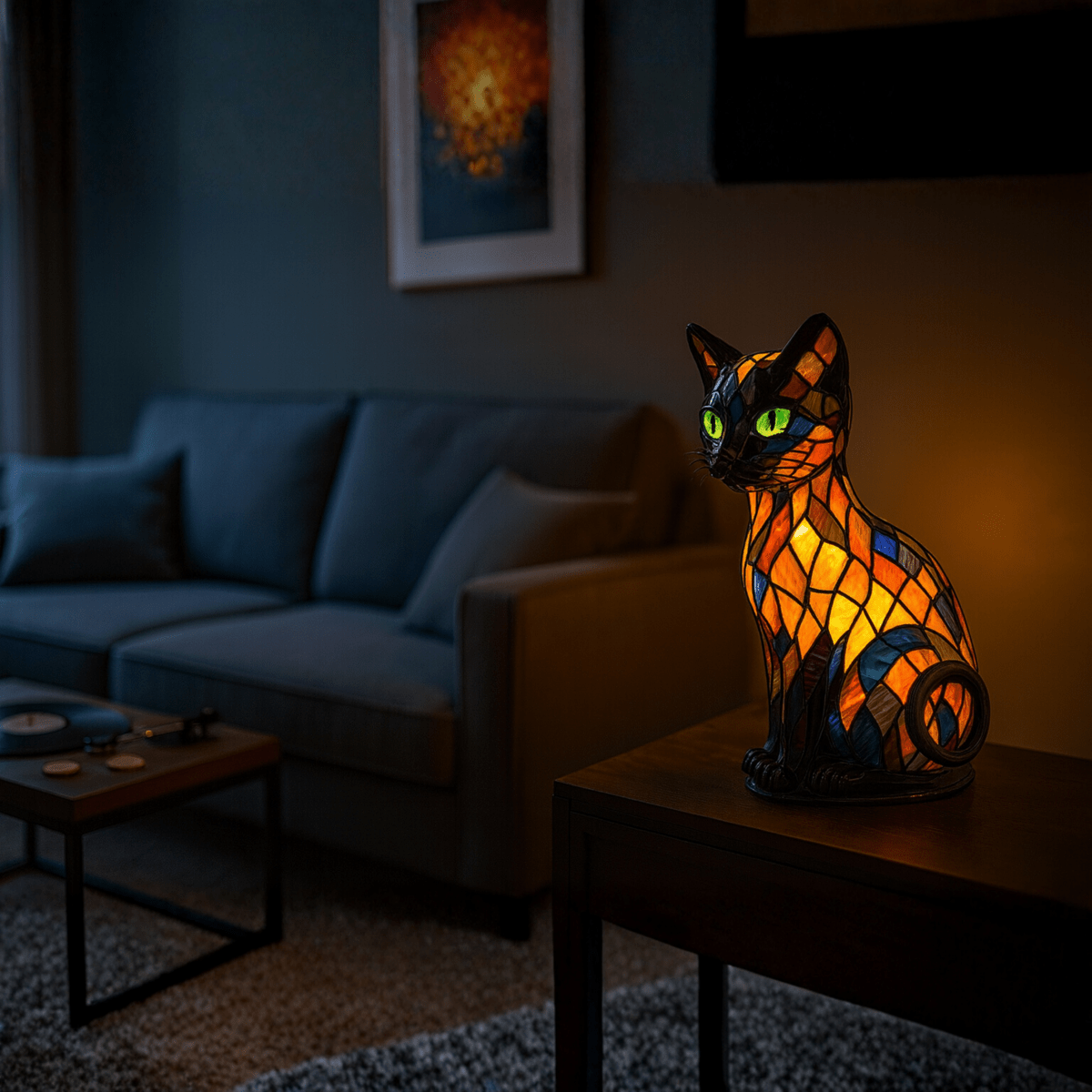 FELILUX – Speelse LED Kat Nachtlamp met Zachte Ambient Glans
