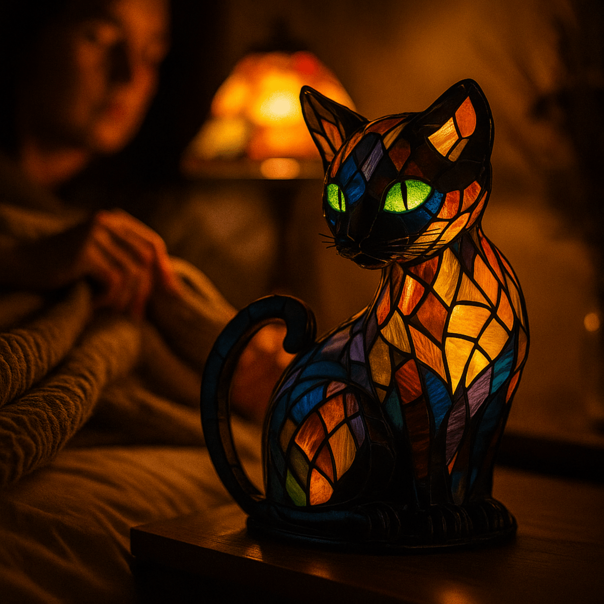 FELILUX – Speelse LED Kat Nachtlamp met Zachte Ambient Glans