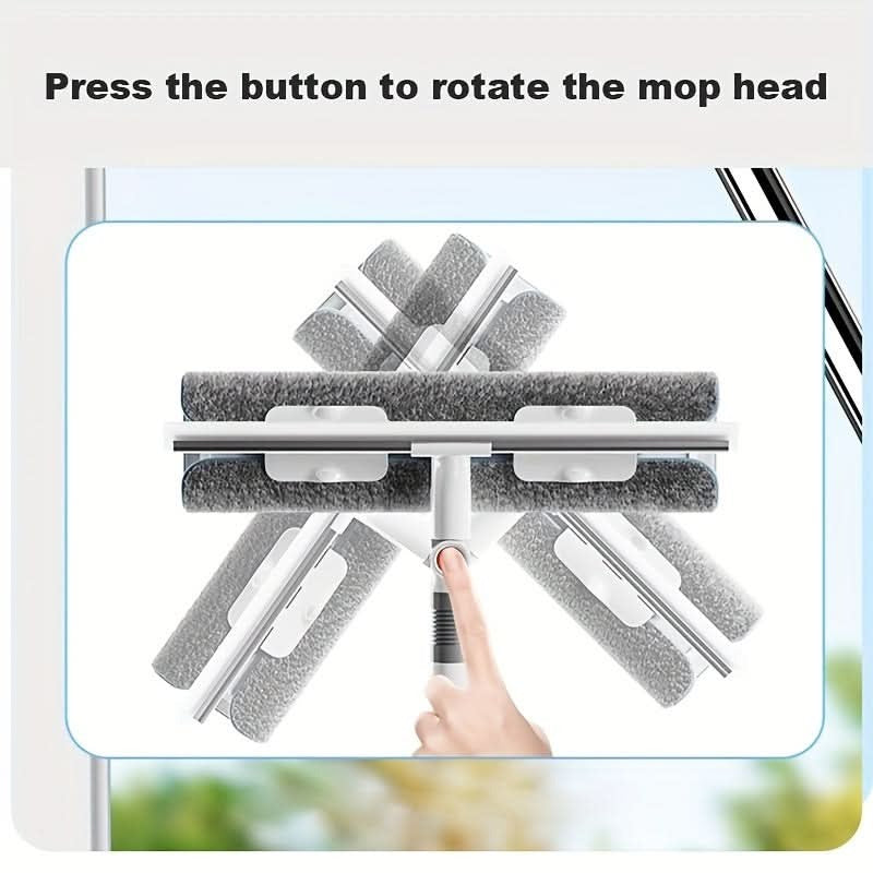360° Rotating Glass Squeegee