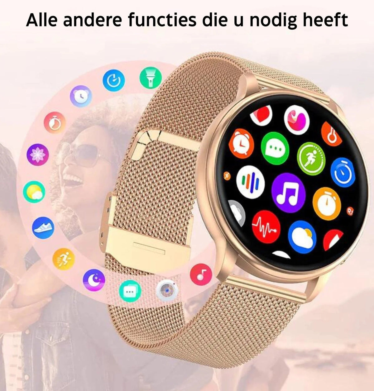 Women's Fitness Tracking Smartwatch