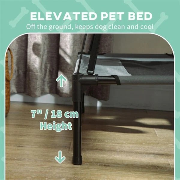 Elevated Dog Bed with UV Canopy