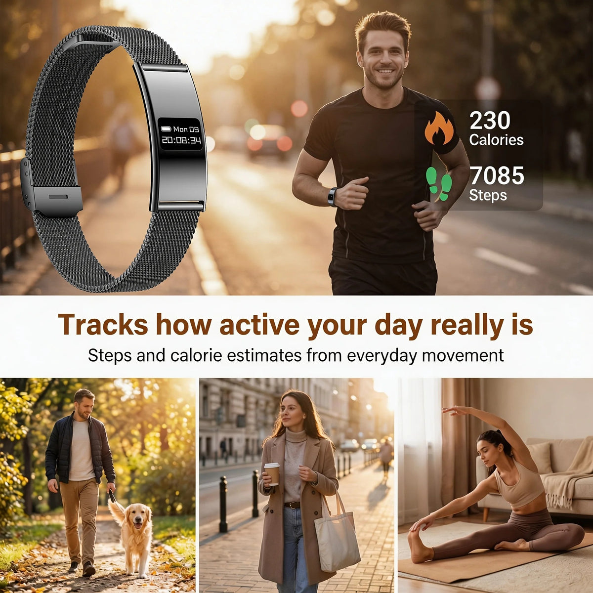 Ultra-Thin IPX8 Smartwatch
