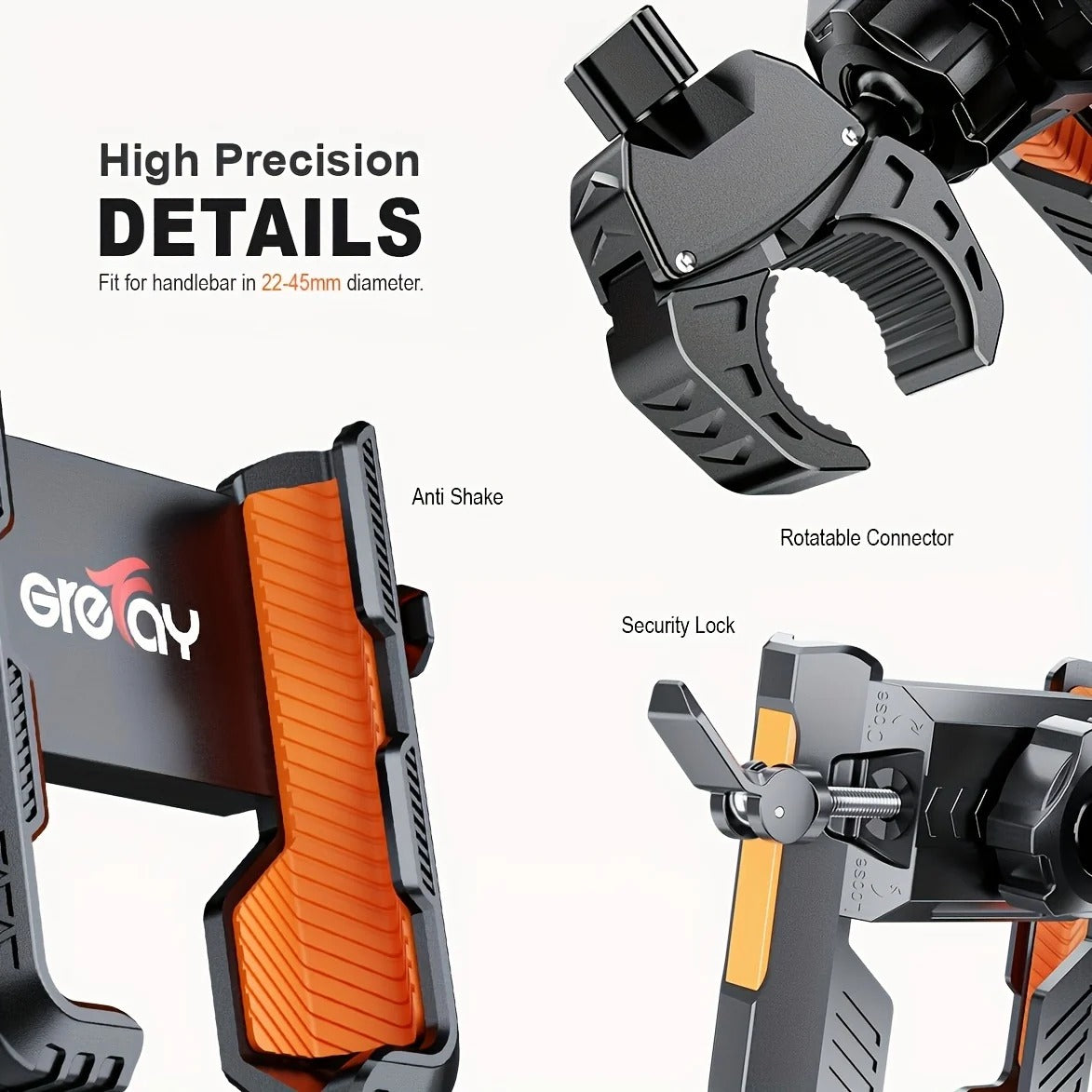 Quick-Release Bike Phone Holder