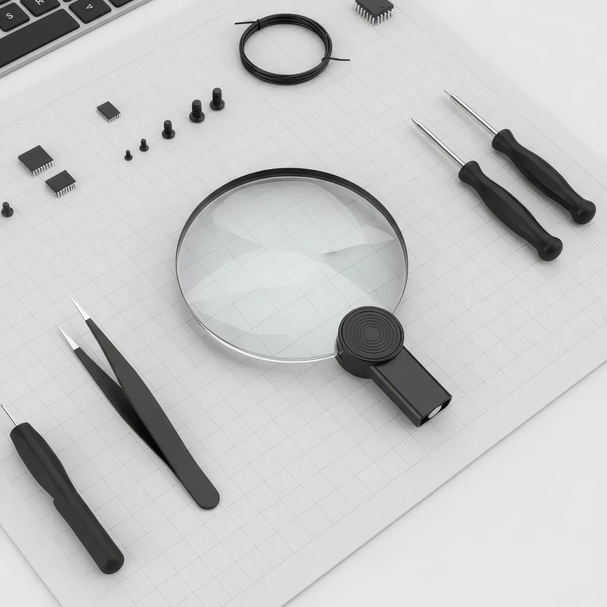 Hands-Free Magnifying Glass 5x