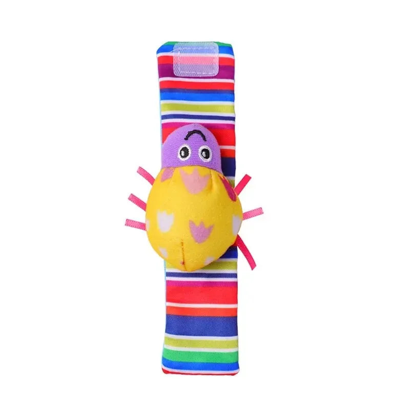 Baby Rattle Toy Set with Animal Socks