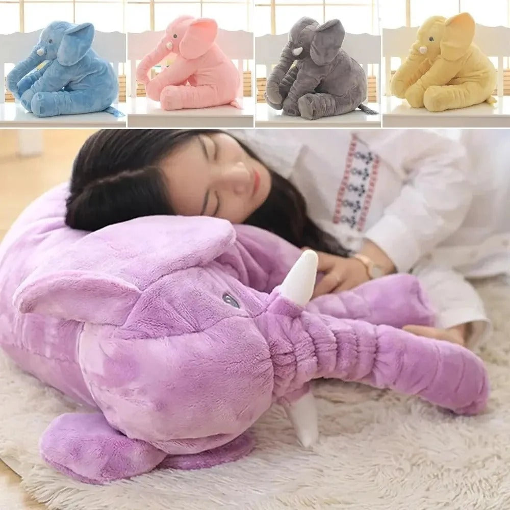 Plush Elephant Comfort Cushion