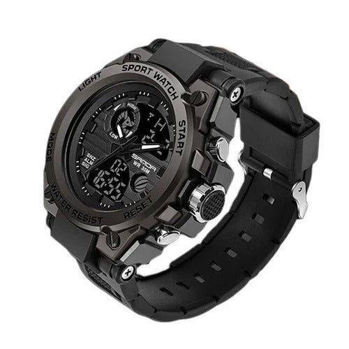 Tactical Sport Watch with Dual Time Zones