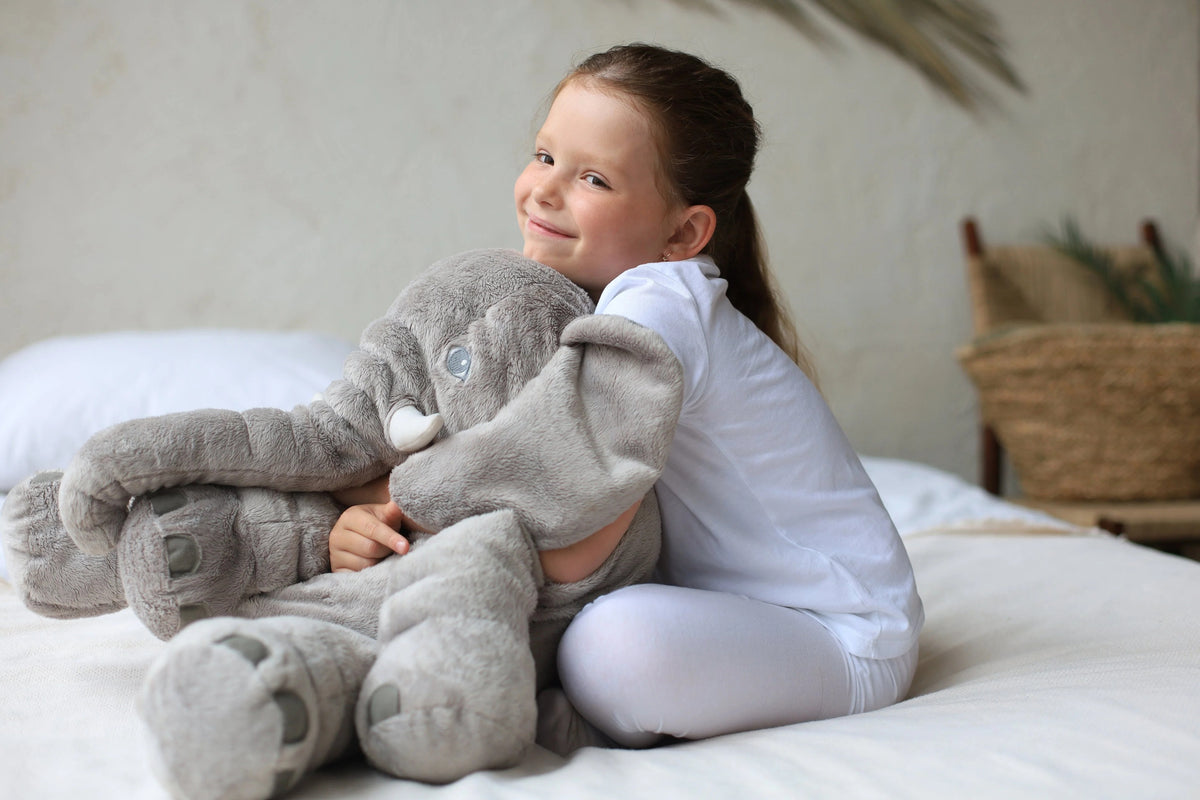 Plush Elephant Comfort Cushion