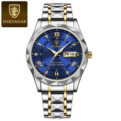 Men's Analog Quartz Watch with Date