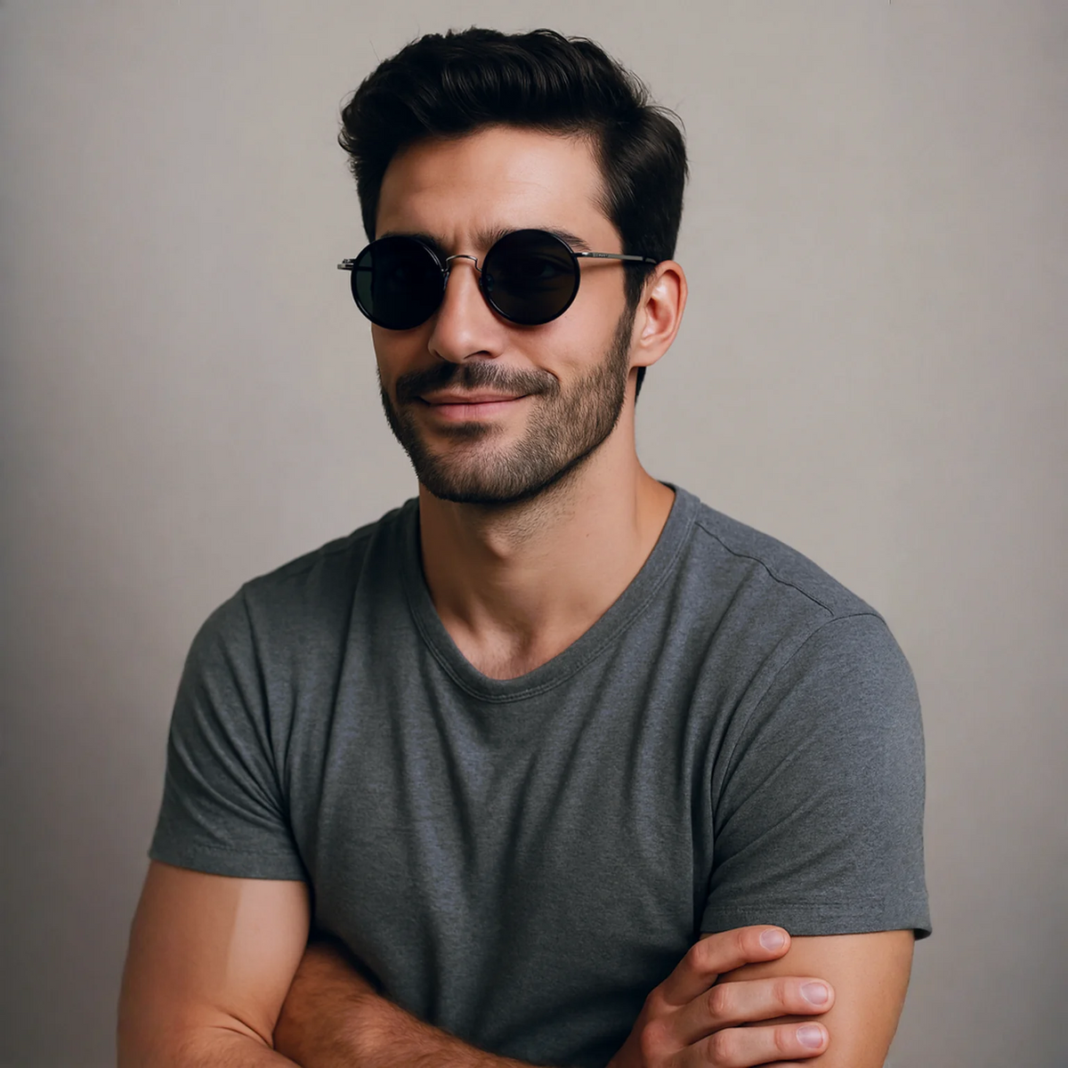 Metal Frame Polarized Sunglasses