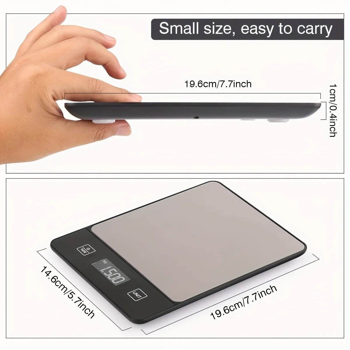 Stainless Steel Digital Kitchen Scale