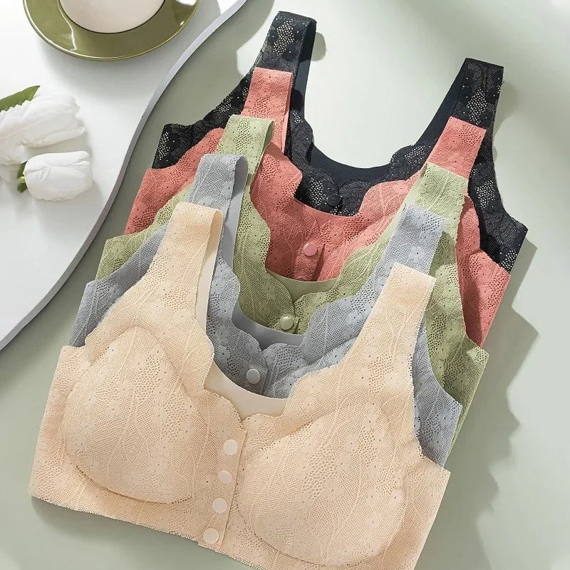 Front-Closure Wireless Comfort Bra