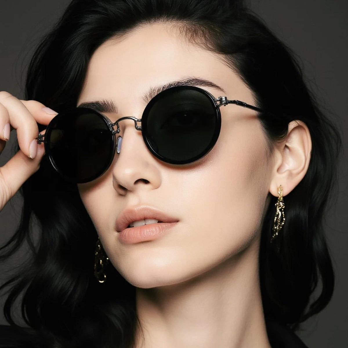 Metal Frame Polarized Sunglasses