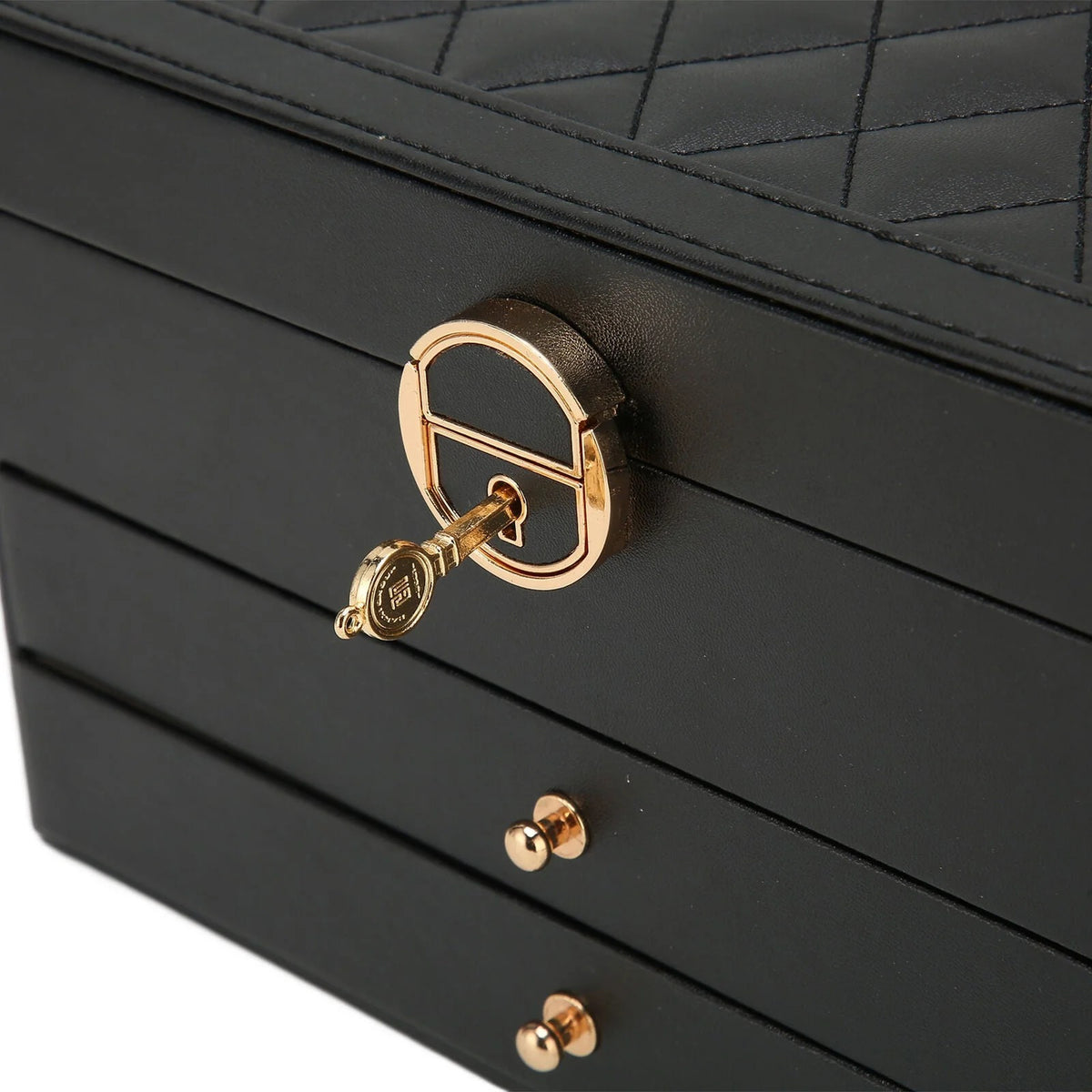 Multi-Layer Leather Jewellery Box