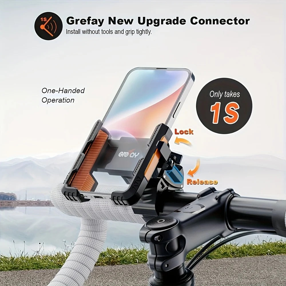 Quick-Release Bike Phone Holder