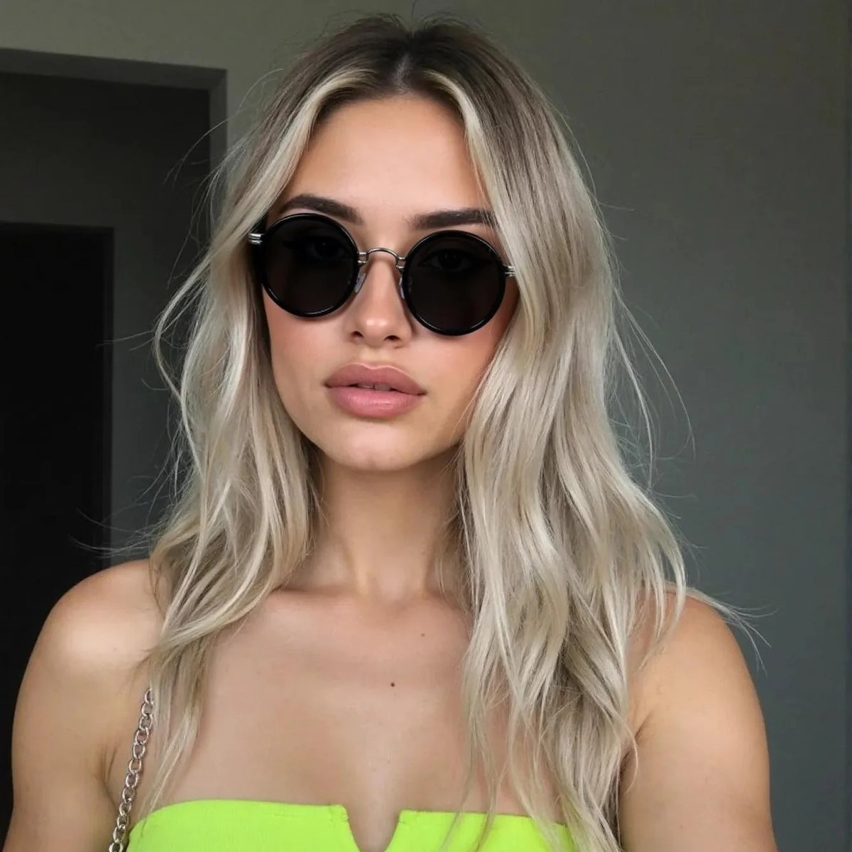 Metal Frame Polarized Sunglasses