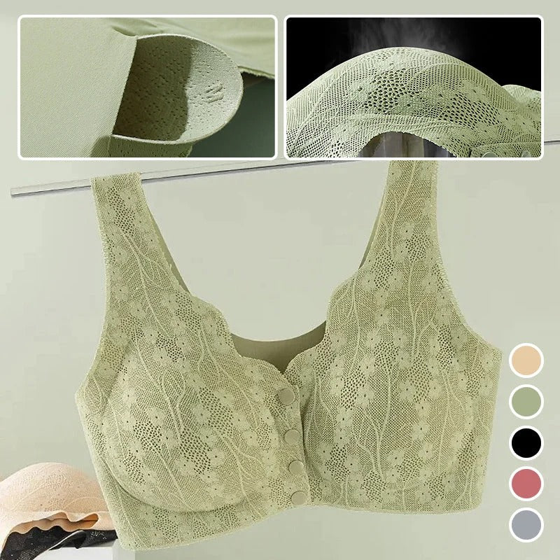 Front-Closure Wireless Comfort Bra