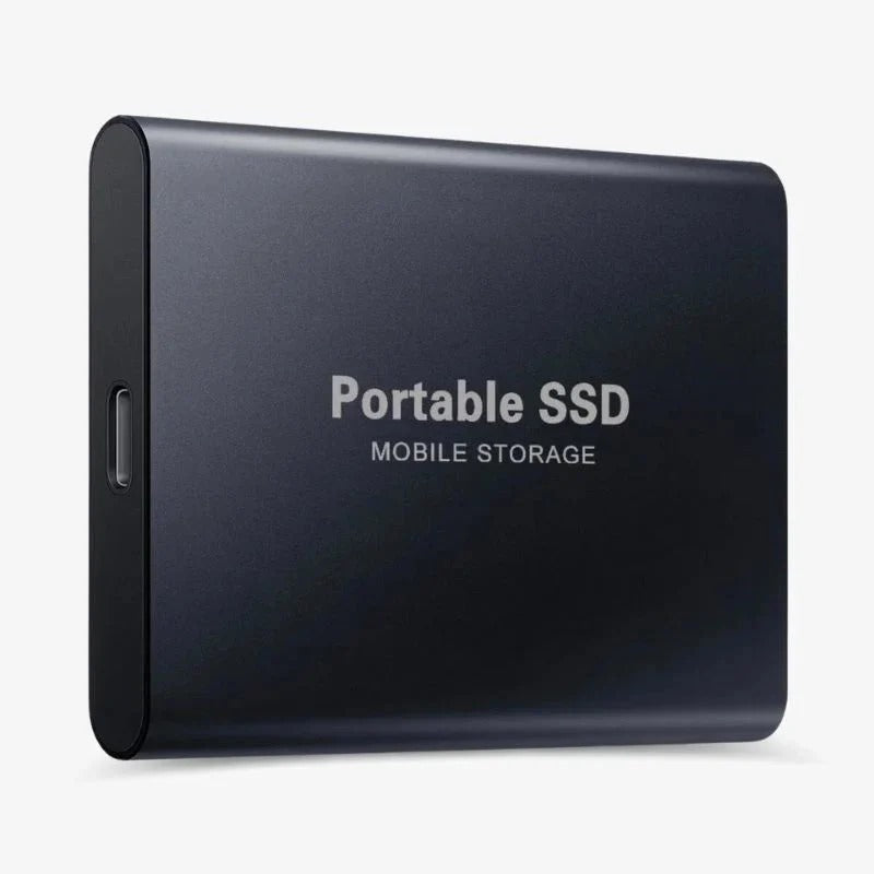 Portable 128GB External SSD with USB-C
