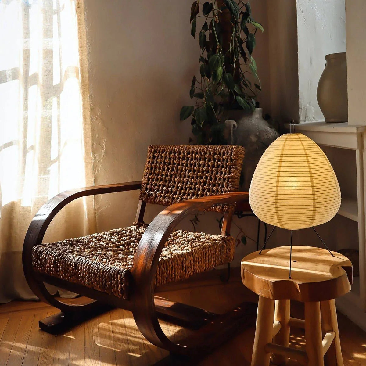 Japanese Design Rice Paper Lamp