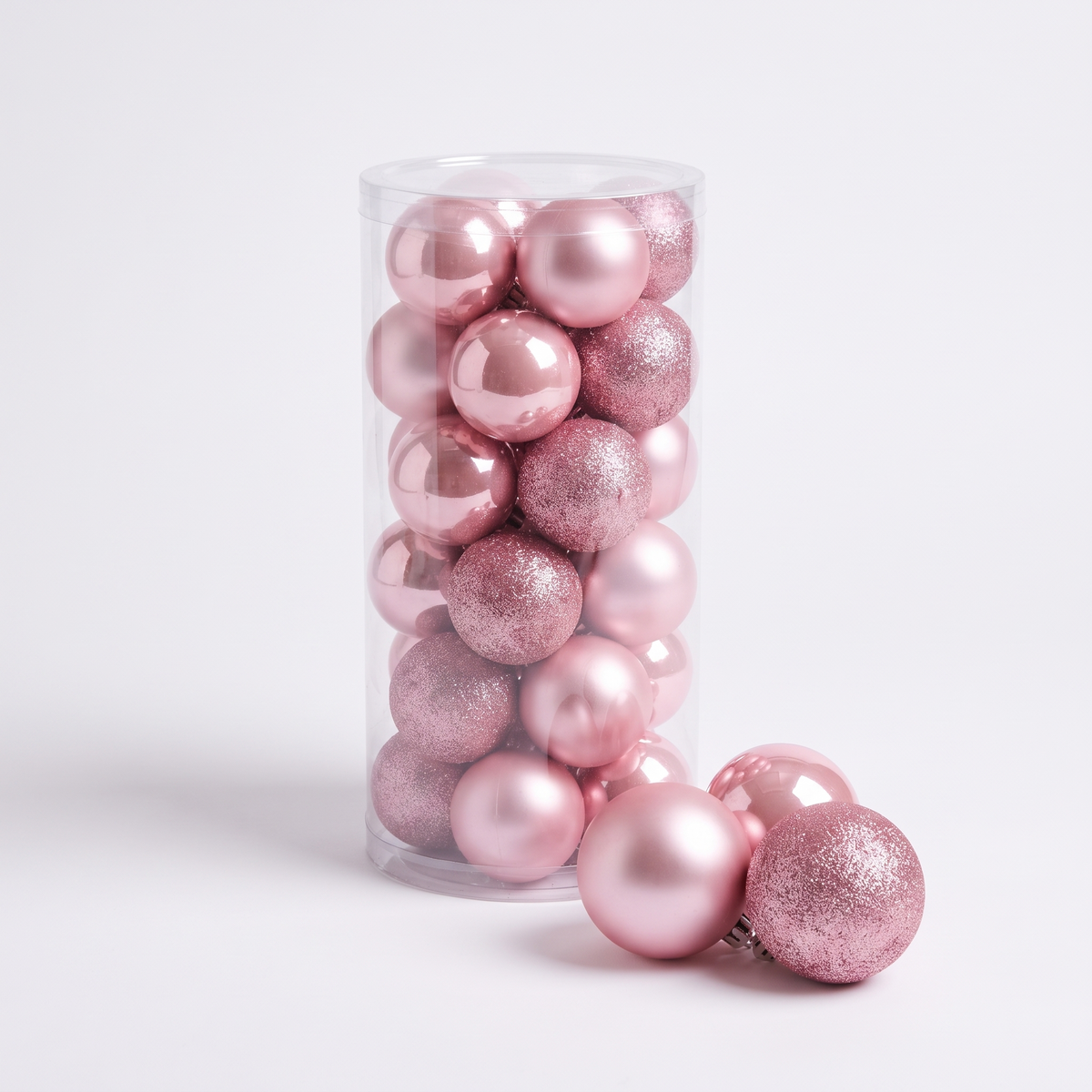 Kerstballen Set - 24 Onbreekbare Kerstballen in Glans, Mat en Glitter