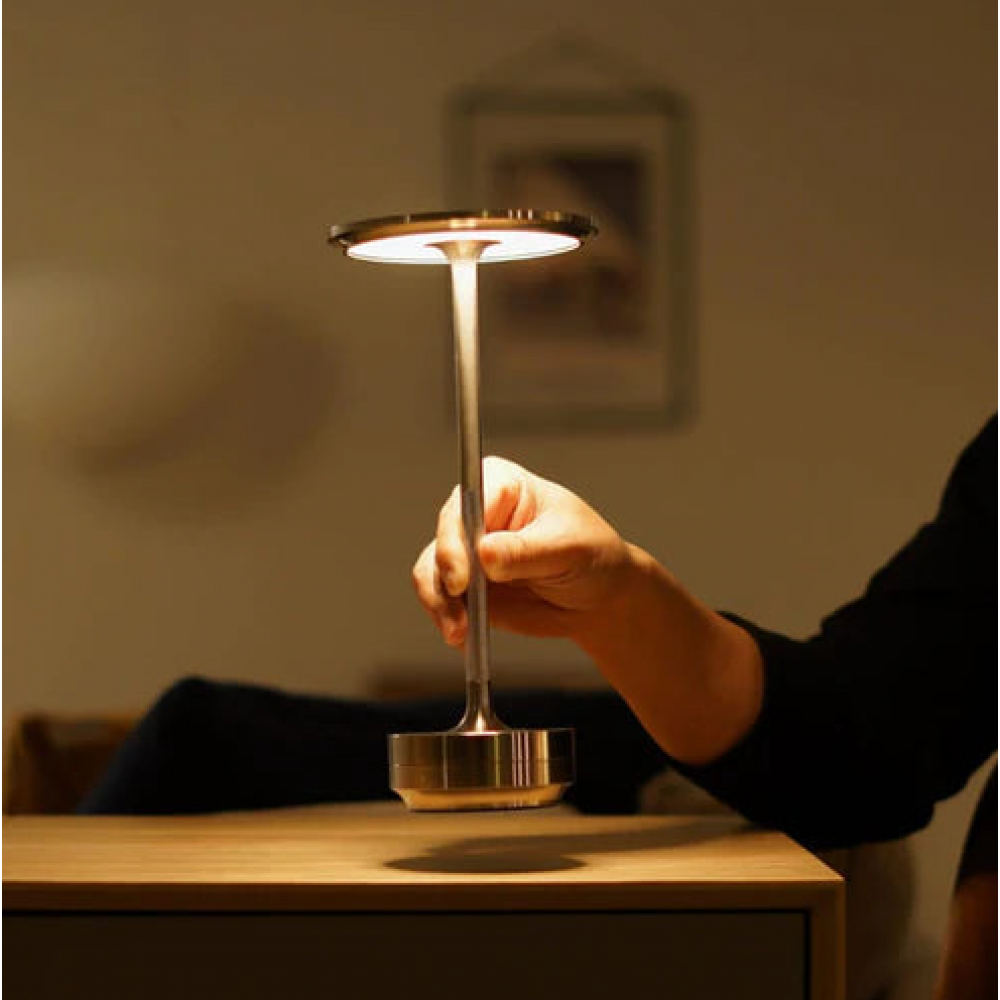 ClarityGlow Luxe Edition | Draadloze LED Tafellamp