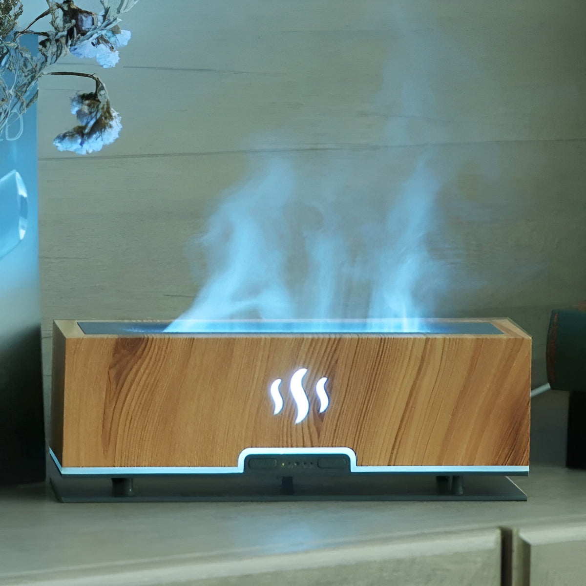 GlowFlame – Multifunctional Aroma Humidifier
