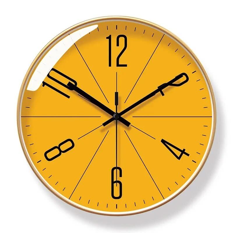 SCANDICLOCK – Black Wall Clock in Nordic Style – Precise & Stylish for Every Home