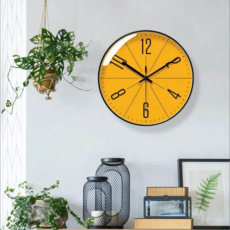 SCANDICLOCK – Black Wall Clock in Nordic Style – Precise & Stylish for Every Home