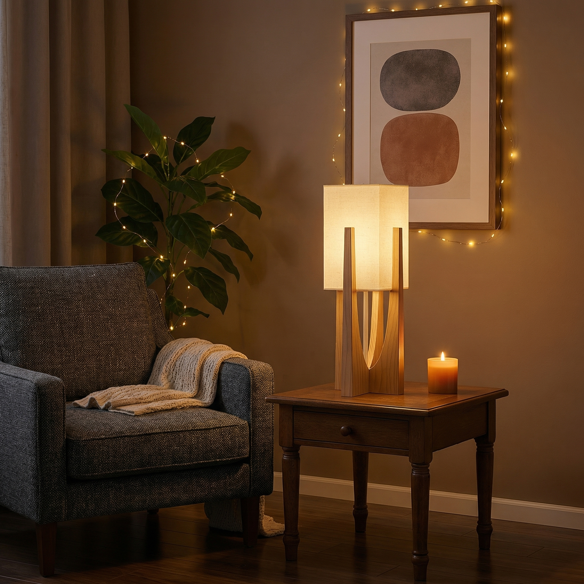 Wabi-Sabi Japanese Floor Lamp