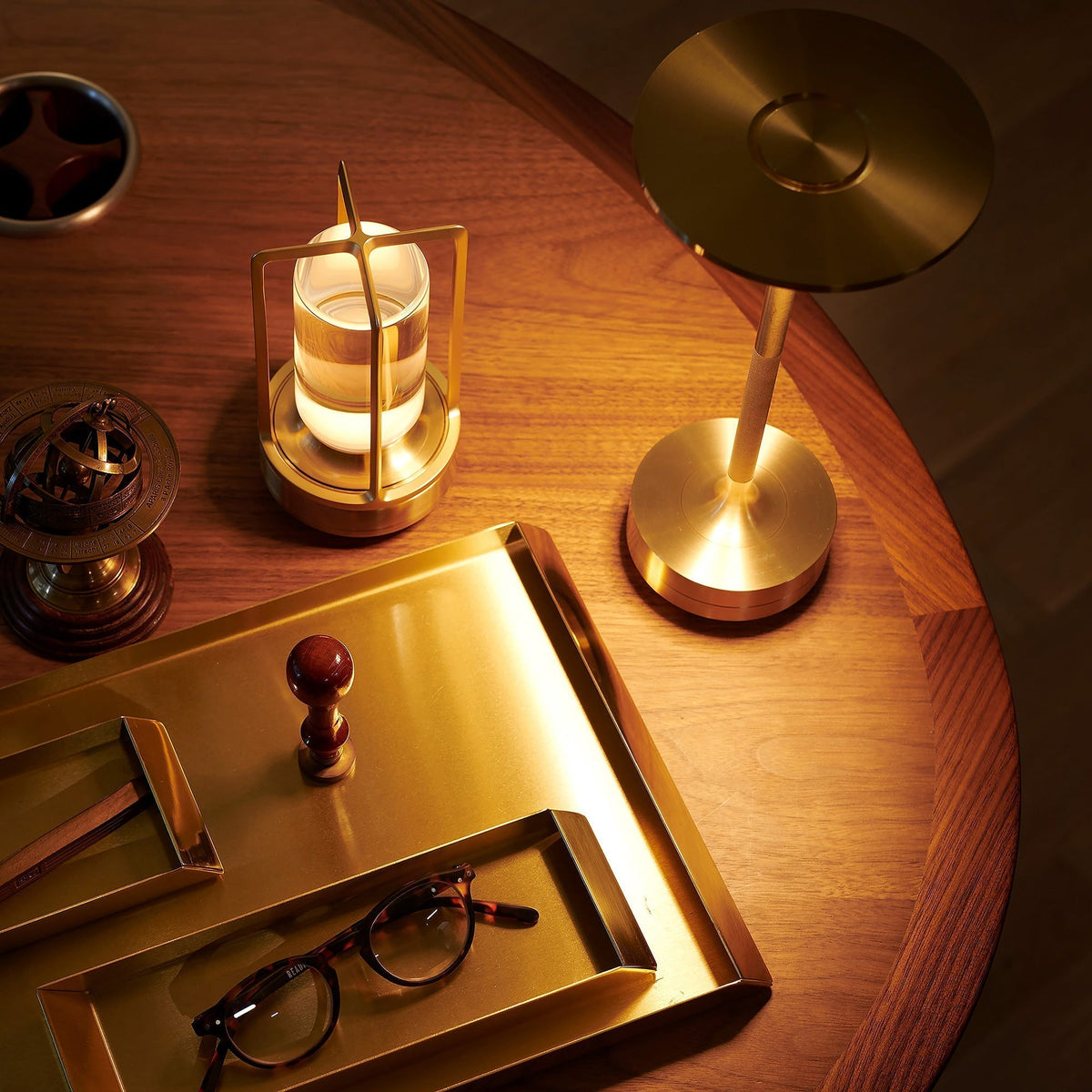 Casa Lumière Draadloze Tafellamp - Oplaadbaar, Touch Dimming & Chique Afwerking