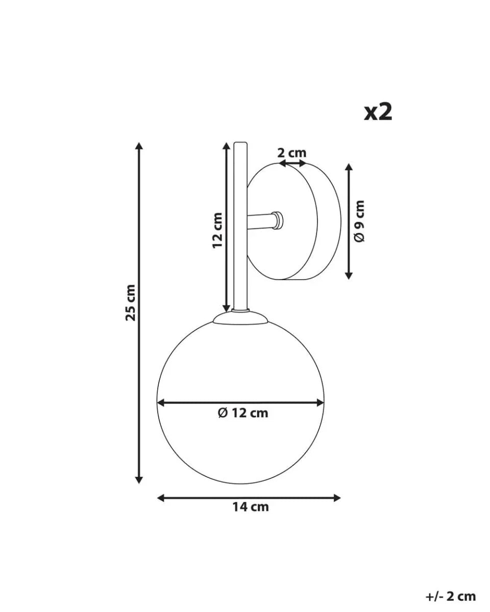 AMBRISA – Handmade Glass Wall Light