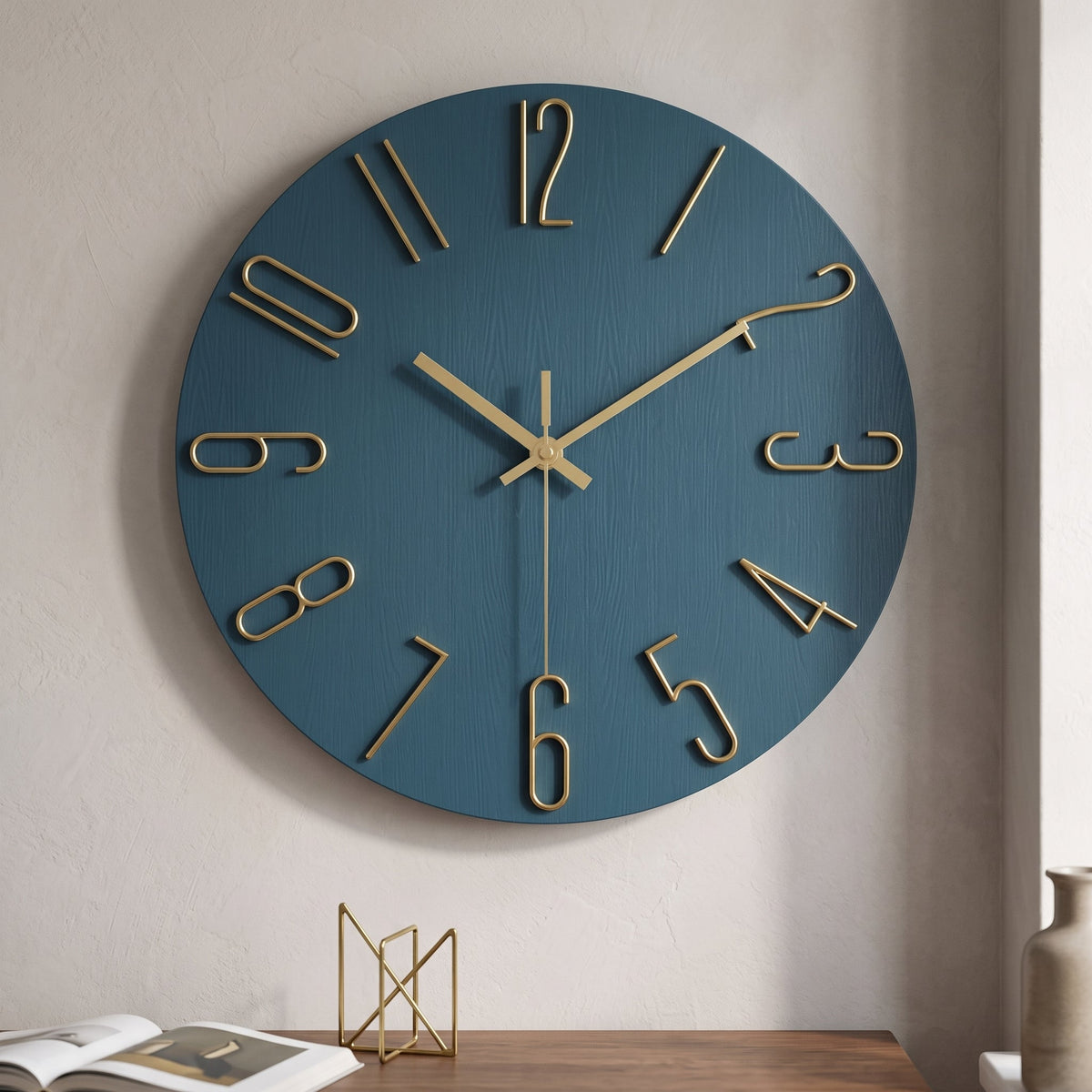 WireClock | Wanduhr Modern Wohnzimmer