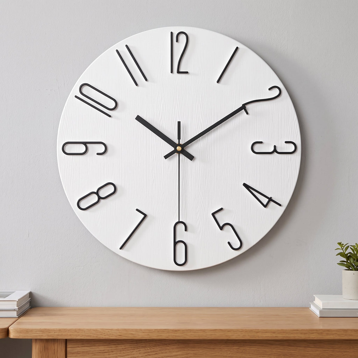 WireClock | Wanduhr Modern Wohnzimmer