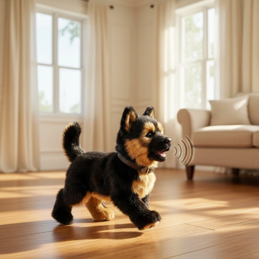 PUPPORA – Cozy Plush Dog Toy with Realistic Look