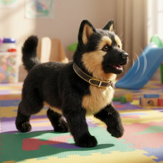 PUPPORA – Cozy Plush Dog Toy with Realistic Look