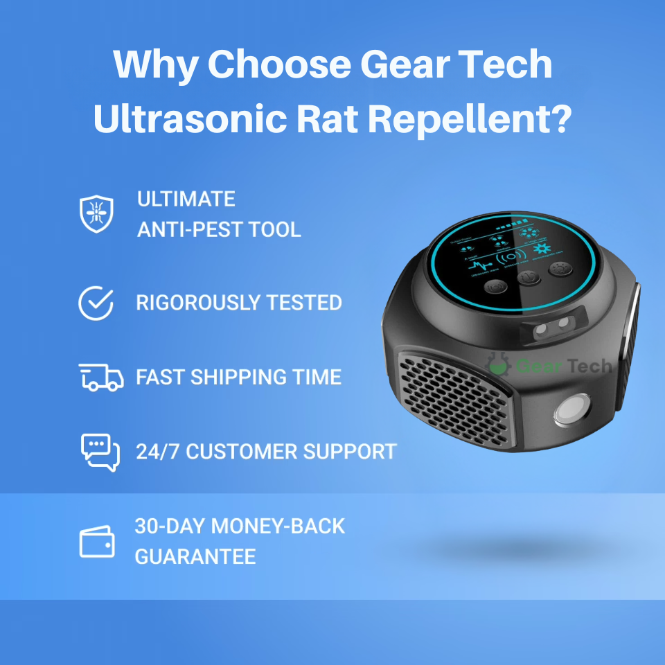 Plug‑In Ultrasonic Rodent Repellent for Home & Garden
