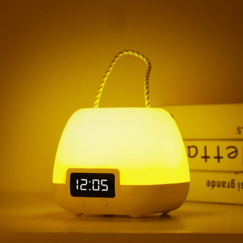 LumaNest Modern LED Table Lamp - Color Changing Nightstand & Desk Lamp