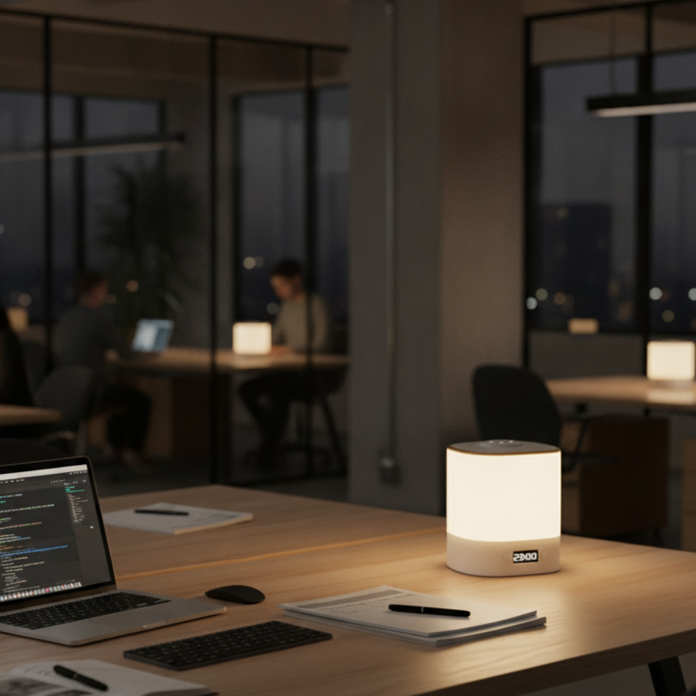 Modern Minimalist Table Lamp with Dimmable LED for Bedroom & Desk