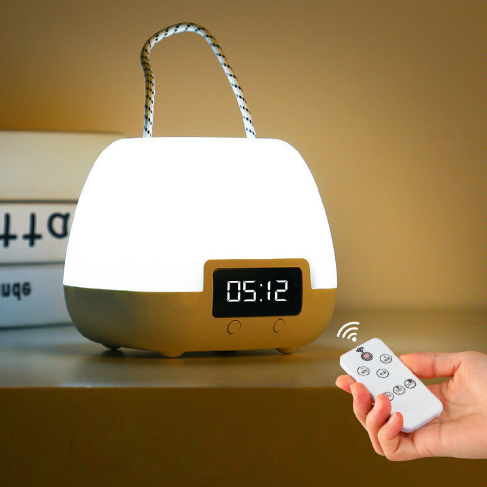 LumaNest Modern LED Table Lamp - Color Changing Nightstand & Desk Lamp