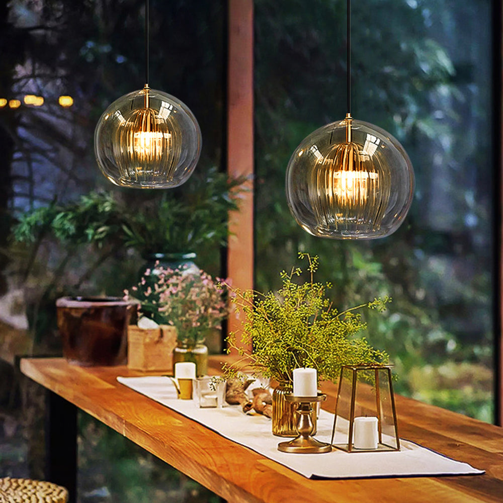 Maris Glass Globe Hanging Light