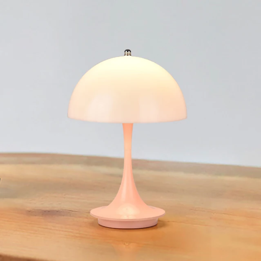 Draadloze tafellamp met LED-verlichting, oplaadbaar en Scandinavisch design