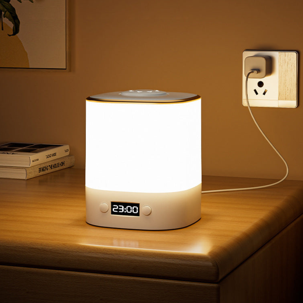 Modern Minimalist Table Lamp with Dimmable LED for Bedroom & Desk